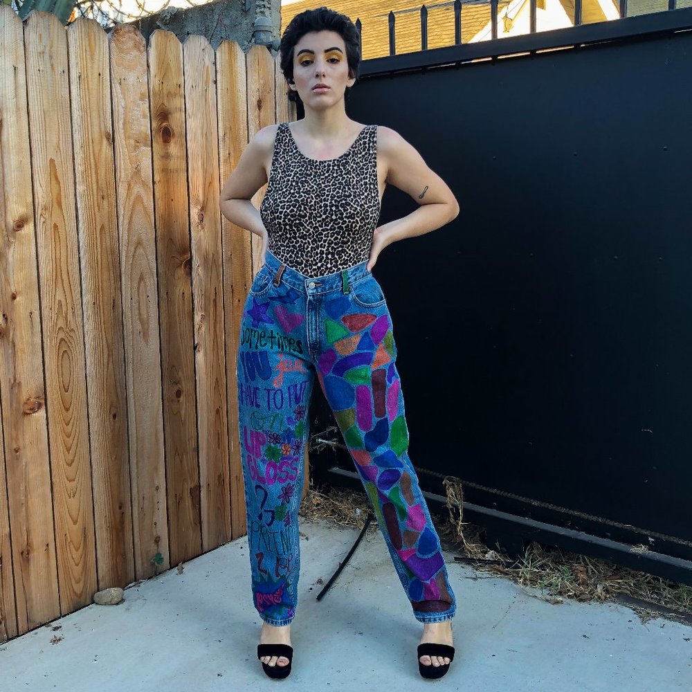 Levi's Hand-painted Jeans